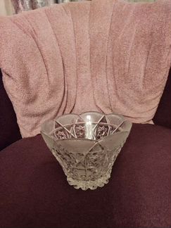 Конфетница. Хрусталь времён СССР