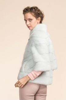 Шуба из норки, автоледи Арт 1156. Размер 44