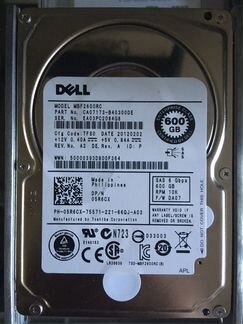 HDD Dell SAS 2.5 600gb WD6001bkhg-18D22V1