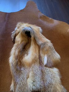 Жилетка из меха лисы