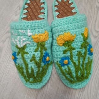 Тапки, тапочки цветочки