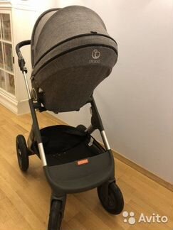 Коляска stokke trailz 2 в 1 black melange