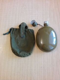 Фляжка армейская в чехле