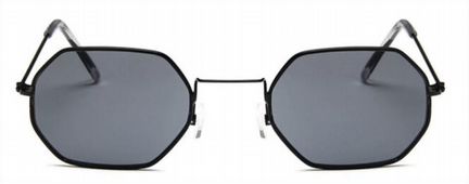 Черная оправа 90 шестигранные солнцезащитные очки