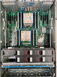 HP ML350 Gen9 8SFF 2x E5-2643v3 384 GB