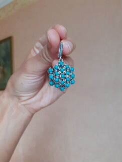 Комплект серебряных украшений