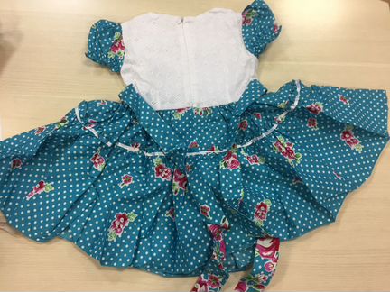 Платье бирюзовое для девочки