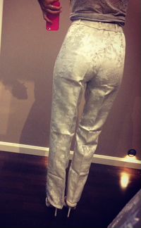 Жемчужные брюки Dolce Gabbana. Оригинал