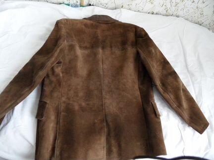 Винтажный замшевый пиджак Crombie 48 р170