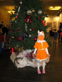 Костюм Лисичка для девочки 4-7лет