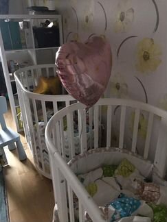 Кроватка трансформер 6в1 Ellipsebed