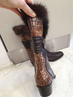 Новые итальянские полусапоги зимние