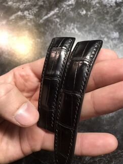 Ремешок для часов из кожи крокодила 22мм