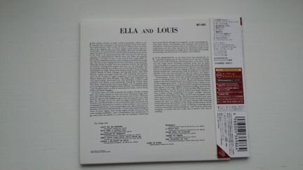 Ella Fitzgerald Louis Armstrong Cd Джаз Japan