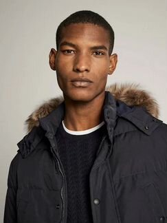 Новый мужской пуховик Massimo dutti