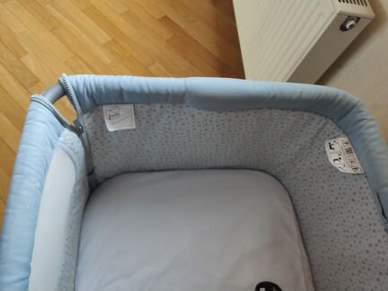 Почти новая кроватка детская для младенцев 0-6 мес