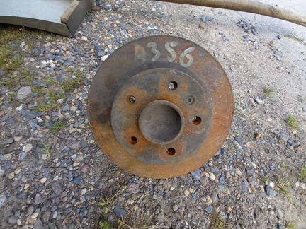 Диск тормозной задний со ступицей для Опель Зафира