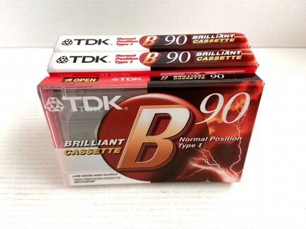 Аудиокассеты кассеты TDK B 90 - Normal