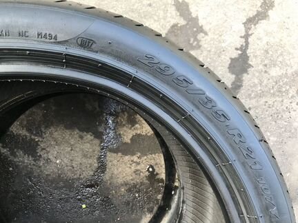 Шины лето R21 295 35 Pirelli PZero новые