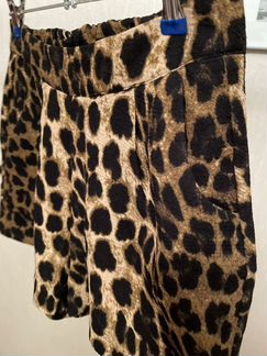 Леопардовые шорты S