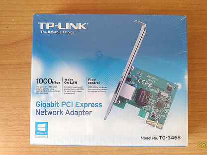 Карта сетевая pci e tp link tg 3468