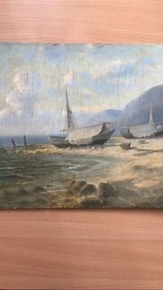 Судковский Р. Г. картина маслом 19 в. Подлинник