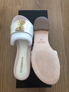 Кожаные босоножки (шлепки) r.barocco