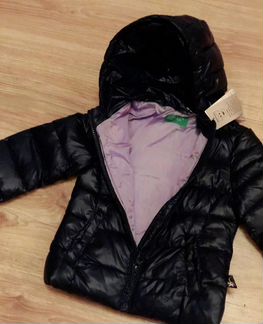 Новая куртка на пуху Benetton, размер 2 года (90см