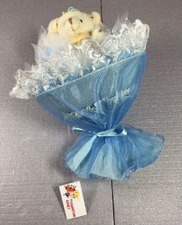 Букет с мишками «Я люблю тебя»