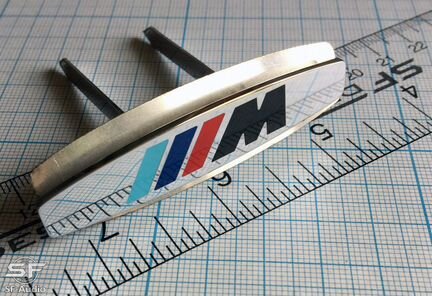 Шильдик BMW M 68x14mm Blue-Red-Black-Silver/Металл