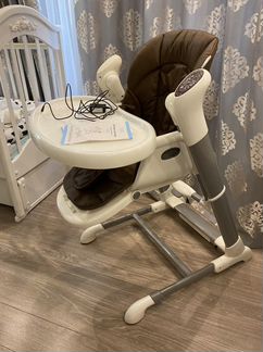 Стул для кормления-качели шезлонг Nuovita Unico