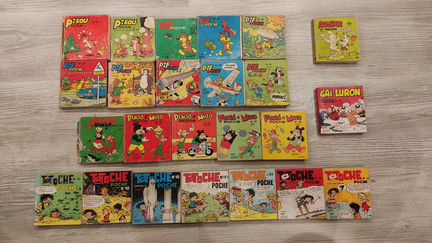 Комиксы 60-90 годов на французком