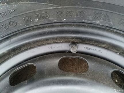 Продам новое колесо на диске Hakkapeliitta R15