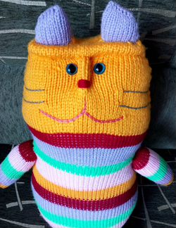 Игрушка Кот ручной работы 40см