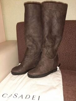 Сапоги зимние casadei Новые оригинал 38.5 или обме