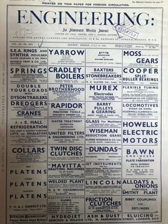 Антикварные книги, журнал Еngineering 1896-1947