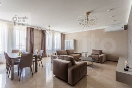 4-к квартира, 132 м², 21/33 эт.