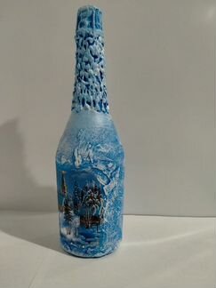 Новогодняя бутылка шампанского