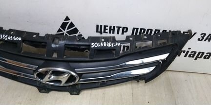 Решетка радиатора Hyundai Solaris 1 рест