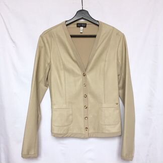 Куртка Armani jeans кожаная