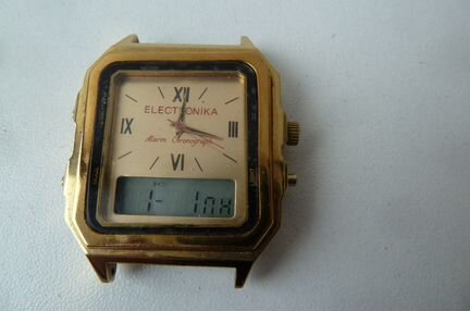 Часы электроника 59Б будильник хронограф СССР