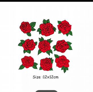 Термо переводки на ткань/розы