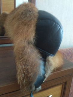 Шапка зимняя с мехом размер 54-55