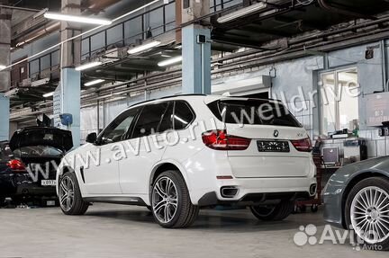 Обвес BMW X5 F15 M-Performance черный глянец