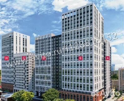 2-к квартира, 62.8 м², 22/23 эт.