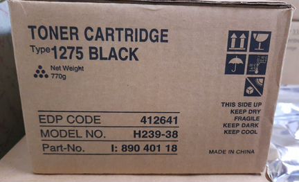 Картридж ricoh toner type 1275 black