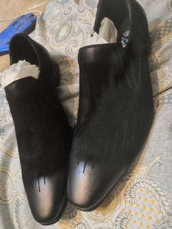 Туфли с удлинённым носом ботинки мужские