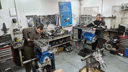 Двигатель Ваз 2106 расточен под 1,7л