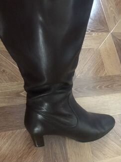 Новые сапоги из натуральной кожи - 42