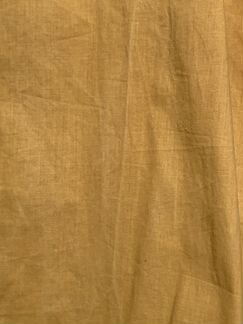 Хлопковая жёлтая рубашка Massimo Dutti